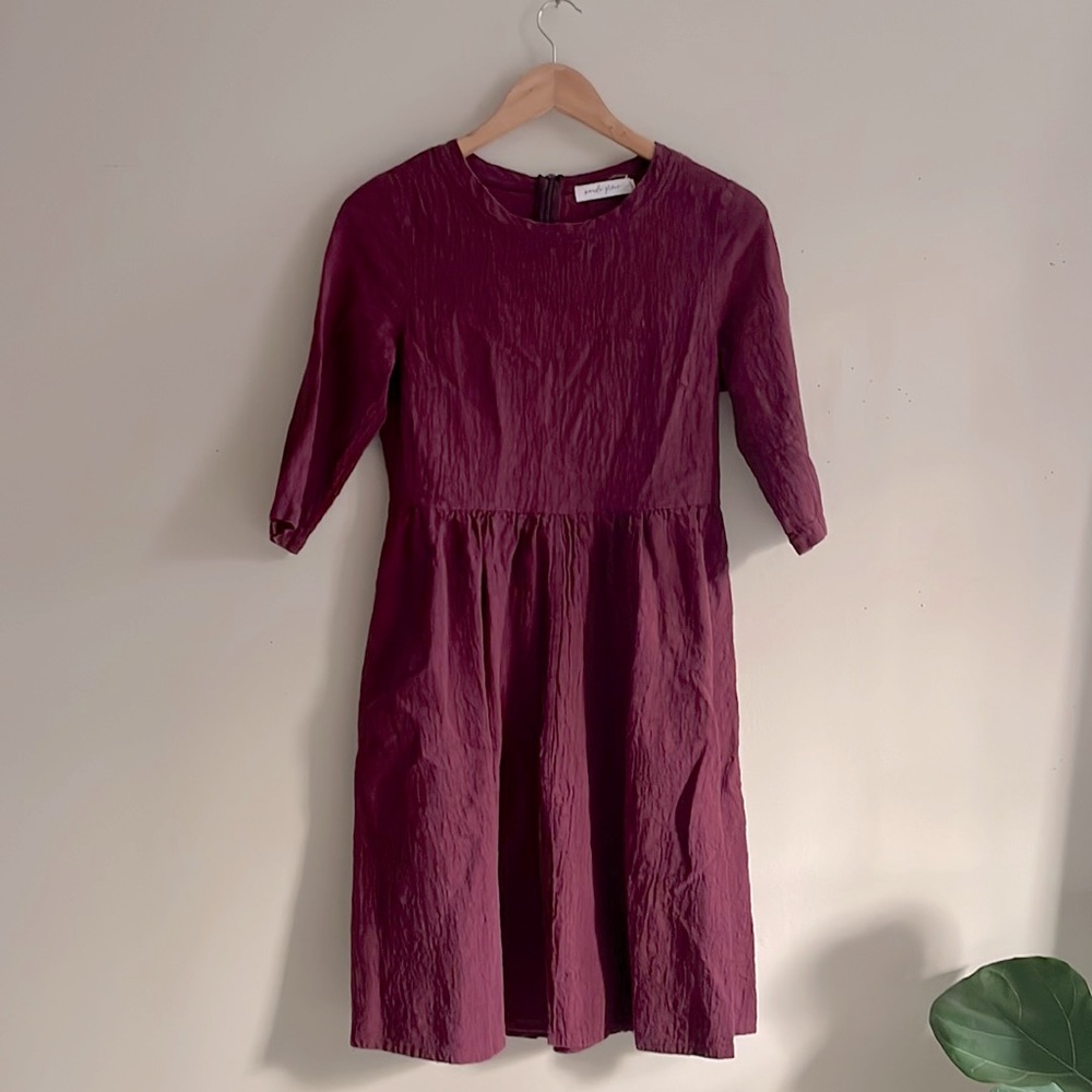 Roolee Red Textured Dress